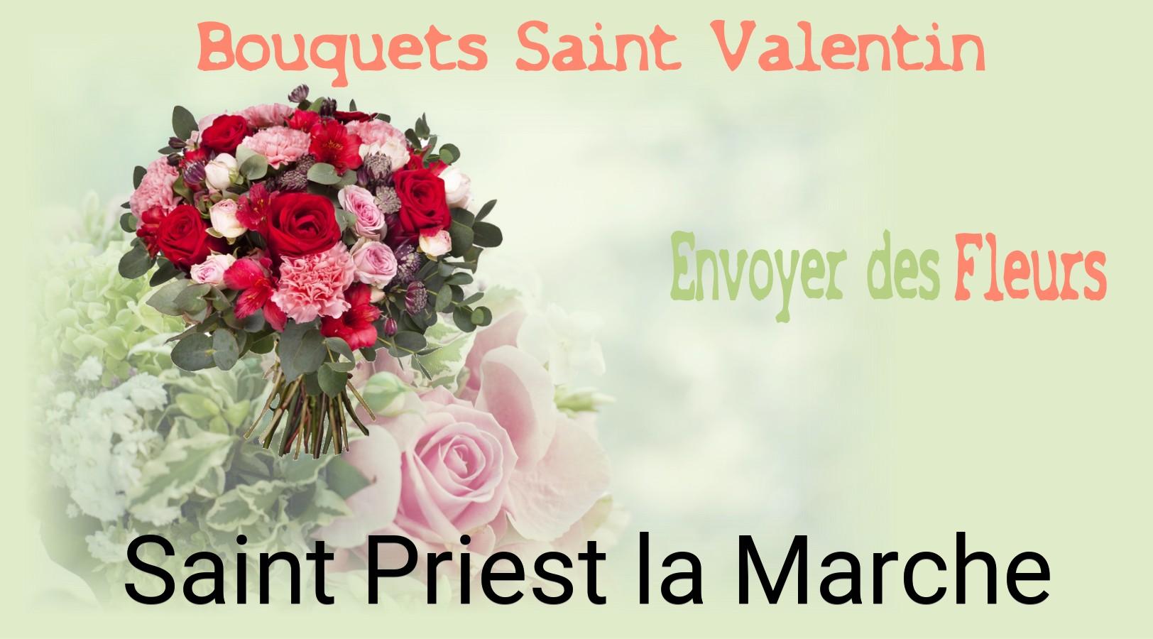 Roses de Saint-Valentin livrées à Saint-Priest-la-Marche
